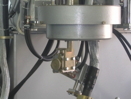Механизм вращения горелки в установке АС316 для ТИГ-сварки одновременно двух кольцевых швов