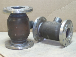 Корпуса запорных кранов сваренных на установке АС355с