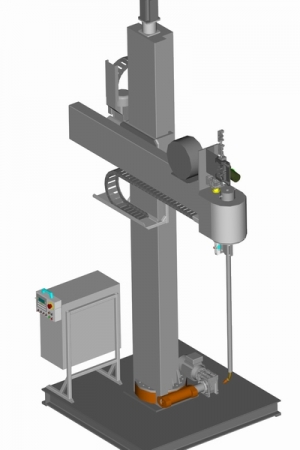 Колонна АС408 для наплавки внутренних и наружных цилиндрических поверхностей способом МИГ/МАГ-сварки