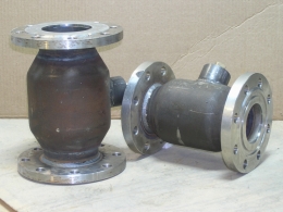 Корпуса запорных кранов сваренных на установке АС355с